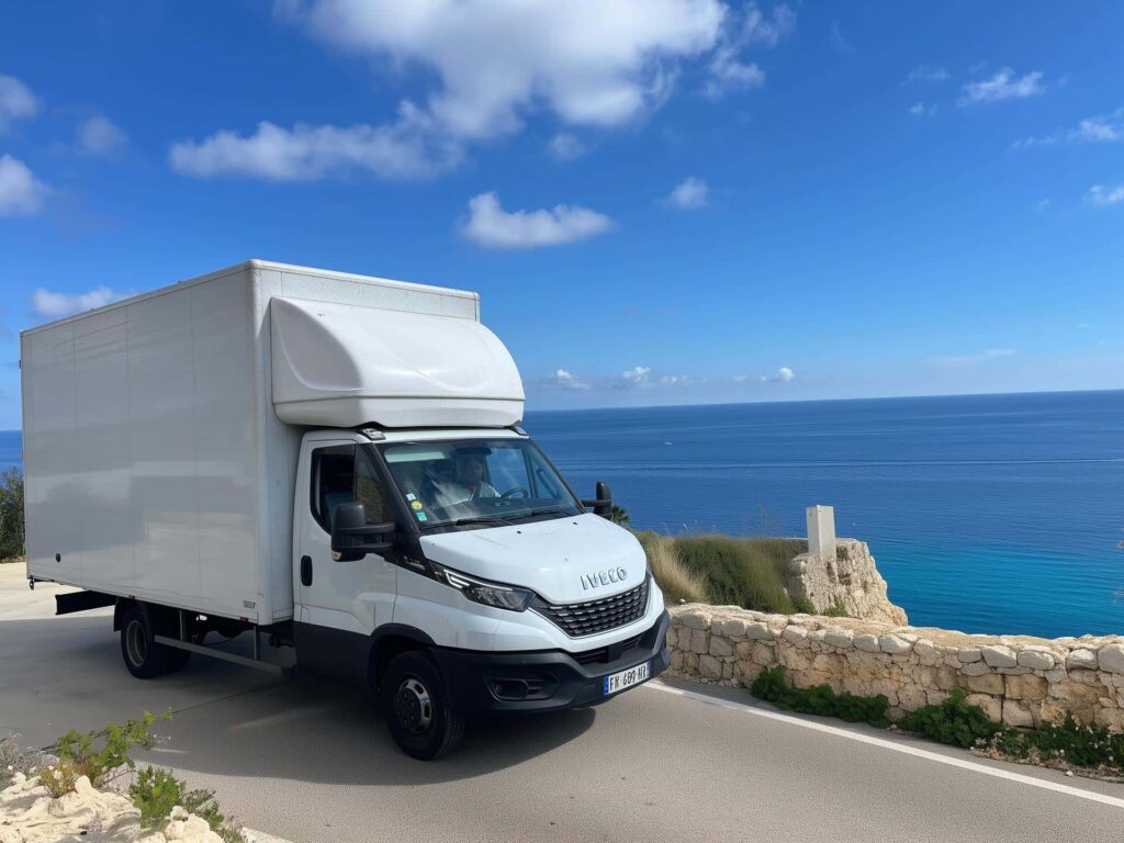 Camion GMG Déménagement - Toulon, Saint-Mandrier-sur-Mer